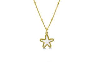 Starfish Necklace (14K Gold)
