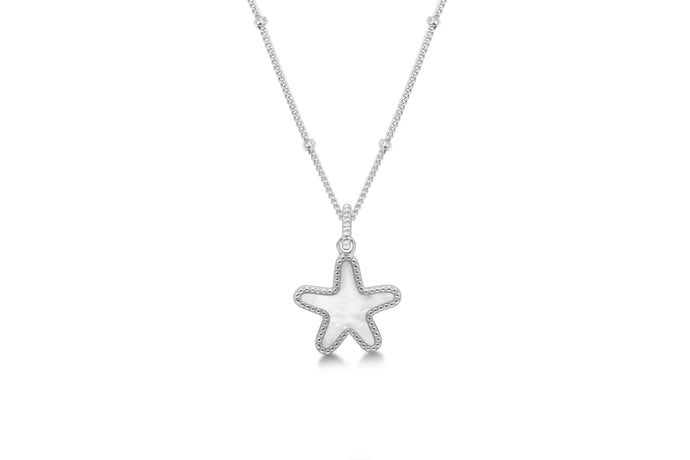 Starfish Necklace (Silver)