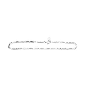 Figaro Chain Anklet (Silver)