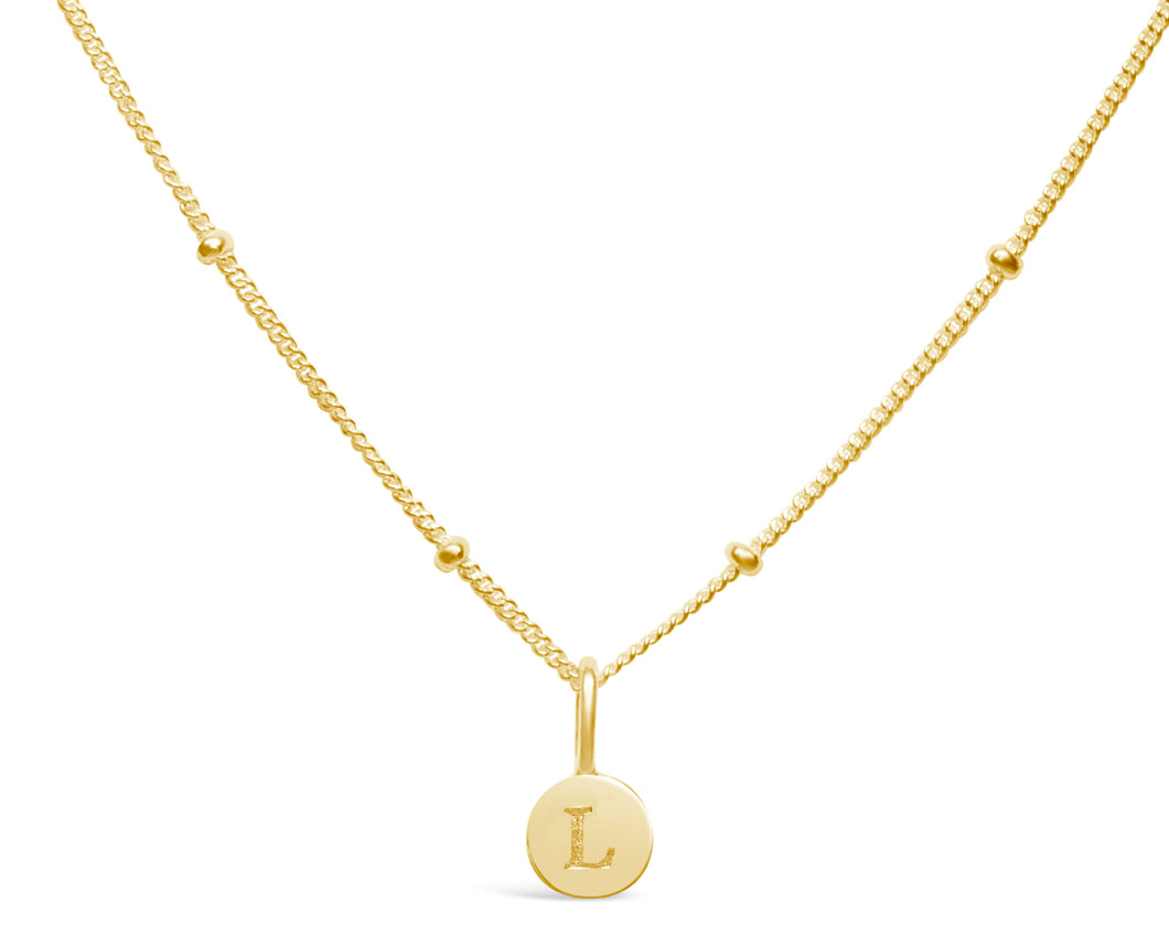 GOLD Mini Love Letter Necklace 