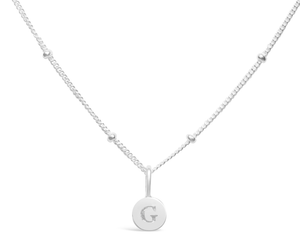 Mini Love Letter Necklace "G"