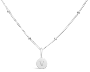 Mini Love Letter Necklace "V"