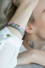 Skylar Paige - SELF LOVE - Morse Code Tila Beaded Bracelet - Liberated Lavender