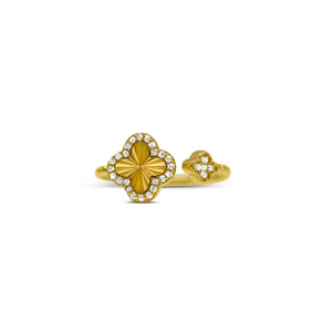 Shine Bright! Burst Clover Ring