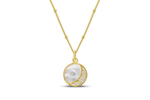 Sun and Moon Necklace (GOLD)