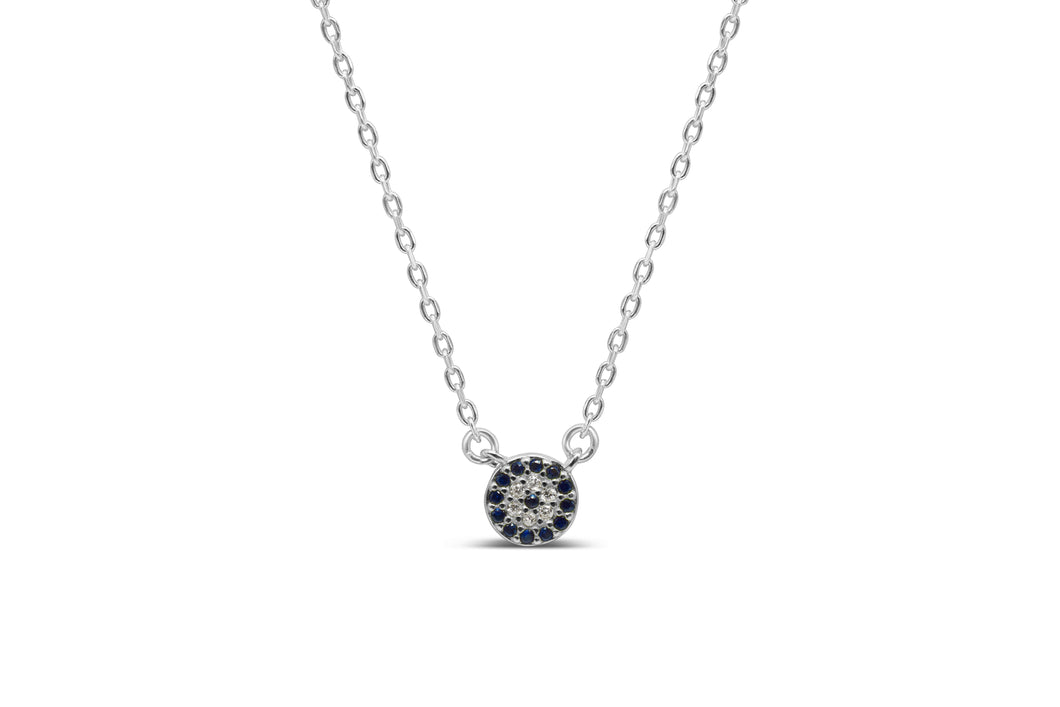 Pavé Evil Eye Disk - Itty Bitty Pretties