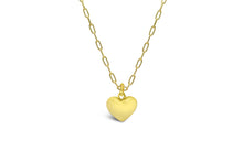 Big Heart - Paperclip Necklace (GOLD)