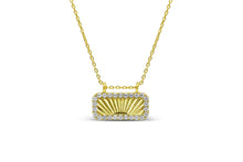 Rise Up! Sunrise Bar Necklace (gold)