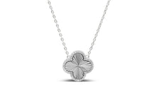 Shine Bright! Burst Clover Necklace (silver)