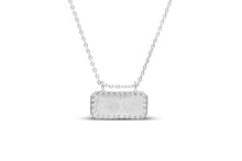 Rise Up! Sunrise Bar Necklace (silver)