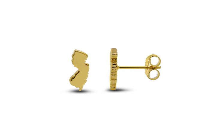 New Jersey Stud Earring (Gold)