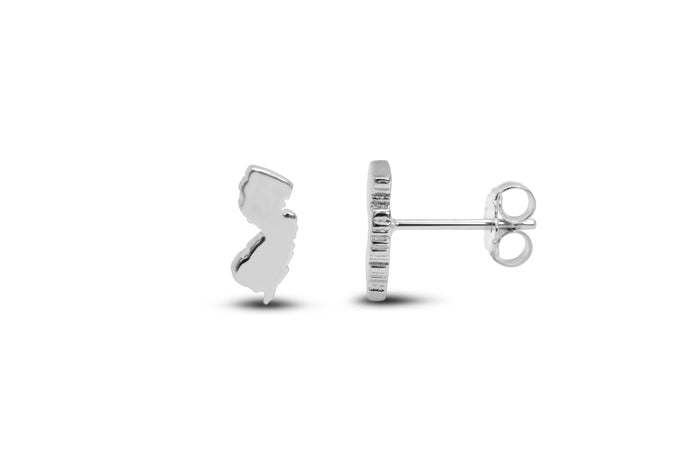 New Jersey Stud Earring (Silver)