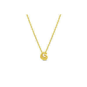 Bubble Lovable Letter Necklace - G