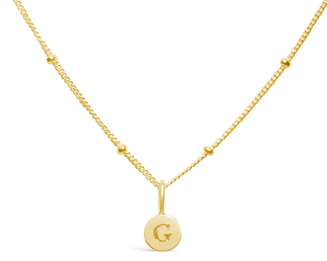 GOLD Mini Love Letter Necklace 