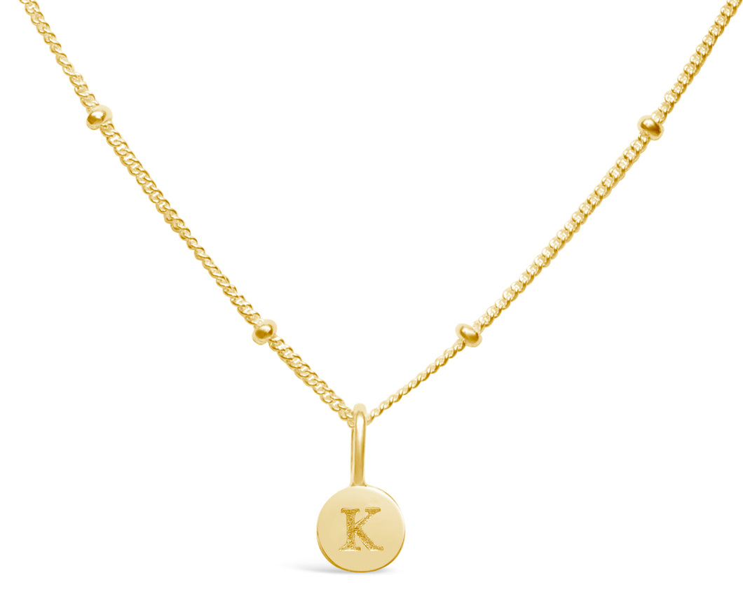 GOLD Mini Love Letter Necklace 