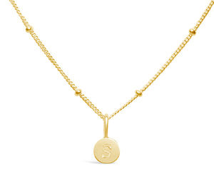 GOLD Mini Love Letter Necklace "S"