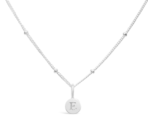 Mini Love Letter Necklace "E"