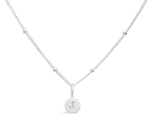 Mini Love Letter Necklace "J"
