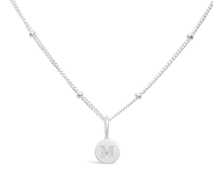 Mini Love Letter Necklace "M"