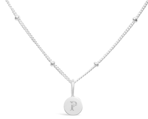Mini Love Letter Necklace "P"