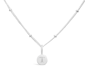 Mini Love Letter Necklace "T"