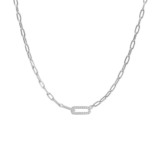 Linked Forever Necklace (Silver)