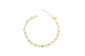 Linked Birthstones & Beyond - Diamond CZ (Gold)