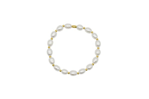 Pearl Stretch 1x1 (14K Gold)