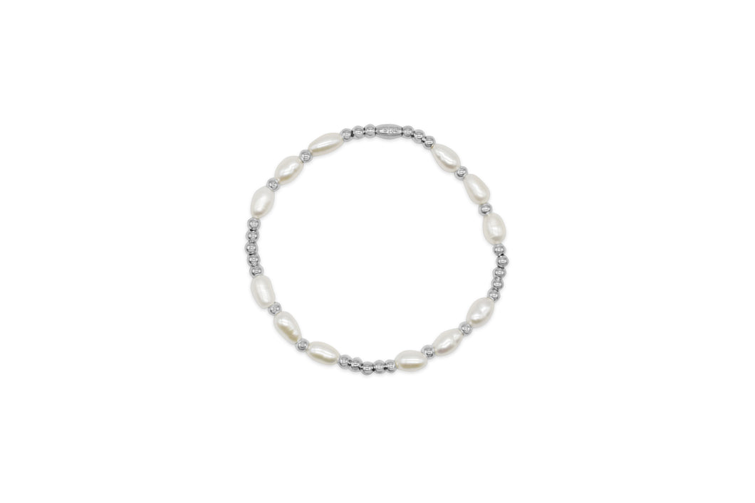 Pearl Stretch 3x5 (Sterling Silver)