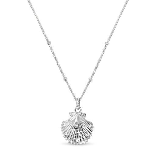 Sultry Shell Necklace (Silver)