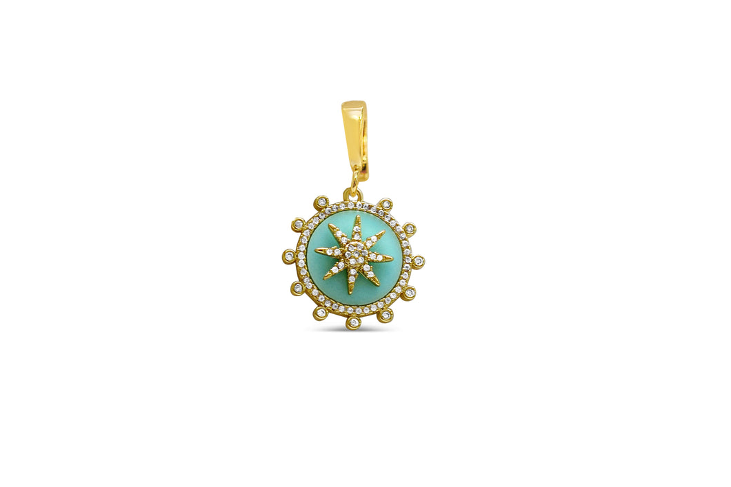 Turquoise Star Disk