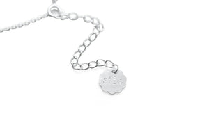 Bezel Heart Necklace (Amethyst/February)