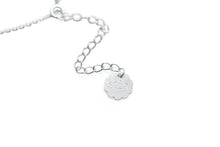 Bezel Heart Necklace (Clear CZ/April)