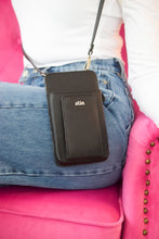 “Christina’s Crossbody” - Black Pebbled Vegan Leather