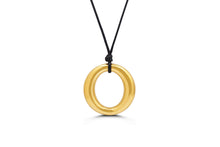 Solar Loop - Black Corded Necklace