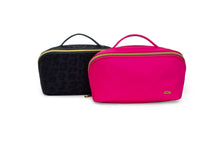 Lay Flat! Make-Up Case - Black Leopard Print Vegan Leather