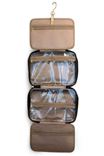 "Totally Toiletry" Bag - Black Leopard Print Vegan Leather