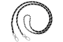 “All Dressed Up” Strap - Threaded Through Black/Silver