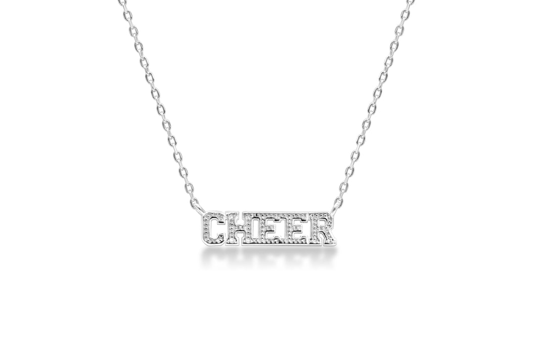 CHEER Necklace (Silver)