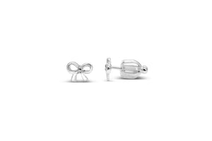 Just So, Bow Earring (Silver)