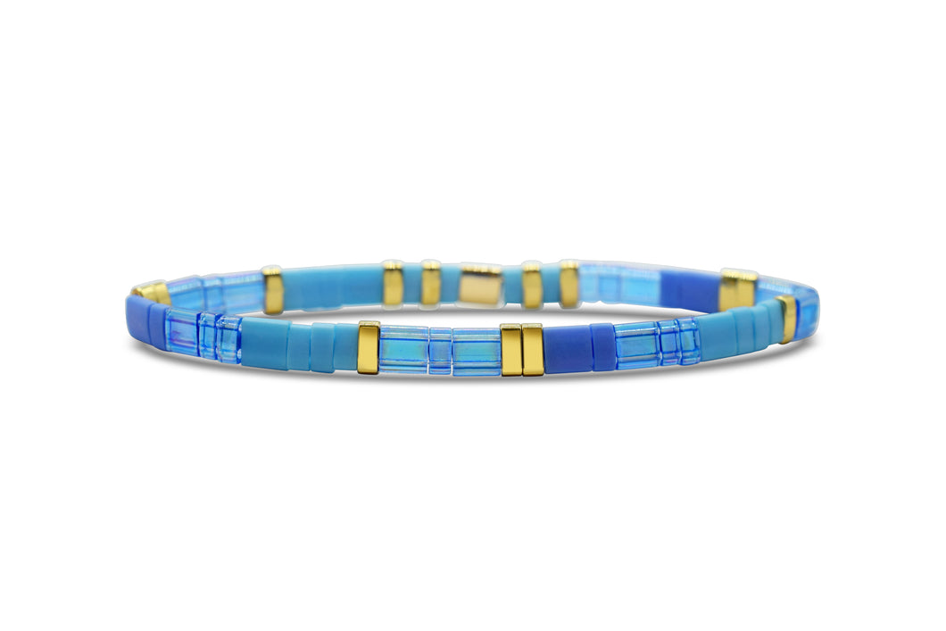 Skylar Paige - BE KIND - Morse Code Tila Beaded Bracelet