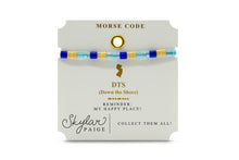 Skylar Paige - DTS (Down the Shore) - Morse Code Tila Beaded Bracelet