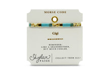 Skylar Paige - GIGI - Morse Code Tila Beaded Bracelet