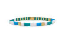 Trust  - Morse Code Tila Beaded Bracelet