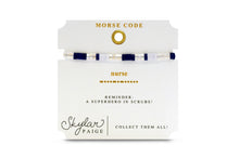 NURSE - Morse Code Tila Bracelet