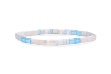 Calm - Morse Code Tila Beaded Bracelet