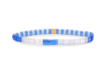 Keep Going - Morse Code Tila Beaded Bracelet