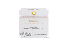 Bonus Mom - Morse Code Tila Beaded Bracelet