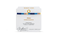 Ohana - Morse Code Tila Beaded Bracelet