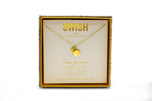 i love you mom - SWISH (gold)